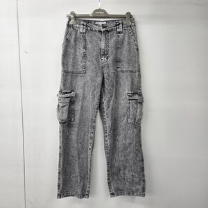 Grage Denim Gray Cargo Jeans Cotton Size 1